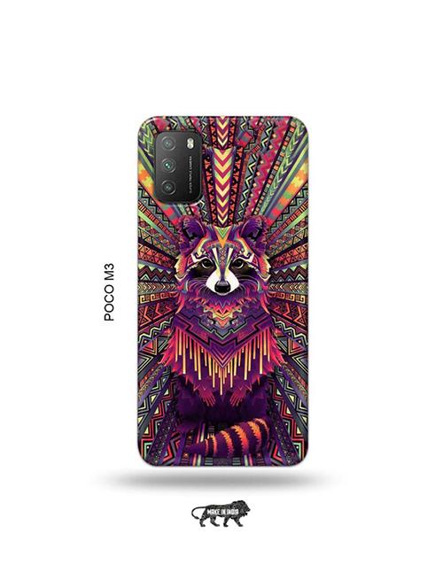 kalankari fox back cover compatible with poco m3 - 19035214 - Very Small Image - 1