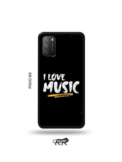 i love music back cover compatible with poco m3 - 19035237 - Very Small Image - 1
