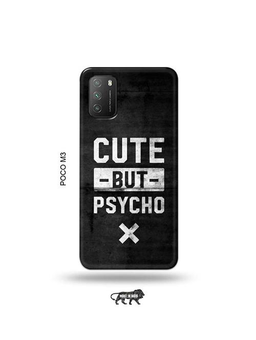 cute but psycho back cover compatible with poco m3 - 19035247 - Very Small Image - 1