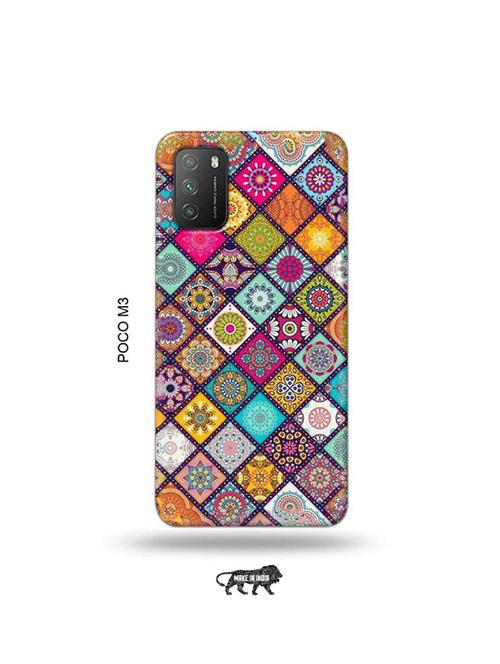 aztec mix back cover compatible with poco m3 - 19035273 - Very Small Image - 1