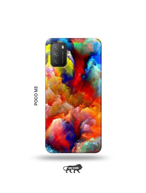 colourful clouds back cover compatible with poco m3 - 19035387 - Very Small Image - 1