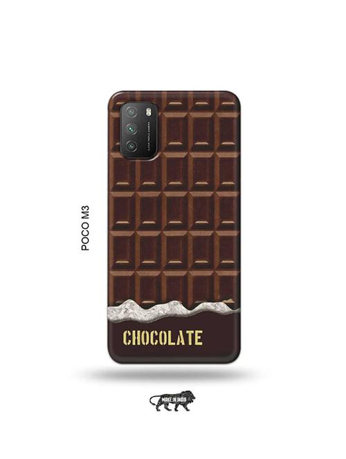 chocolate back cover compatible with poco m3 - 19035407 - Very Small Image - 1