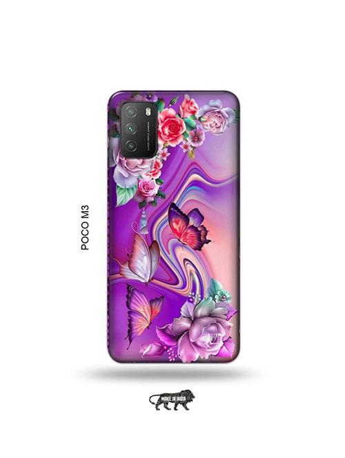 flowers back cover compatible with poco m3 - 19035453 - Very Small Image - 1