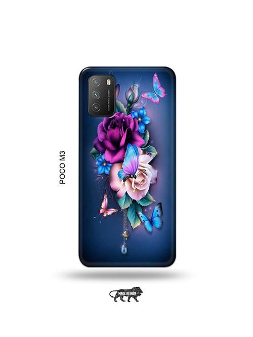 flowers back cover compatible with poco m3 - 19035456 - Very Small Image - 1