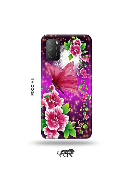 flowers back cover compatible with poco m3 - 19035459 - Very Small Image - 1
