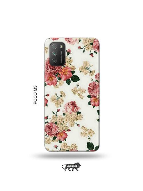 flowers back cover compatible with poco m3 - 19035482 - Very Small Image - 1