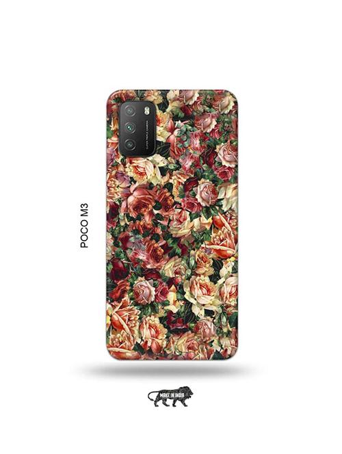 flowers back cover compatible with poco m3 - 19035483 - Very Small Image - 1