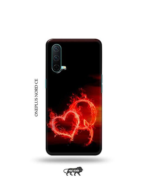 fire heart letter q back cover compatible with oneplus nord ce - 19038737 - Very Small Image - 1