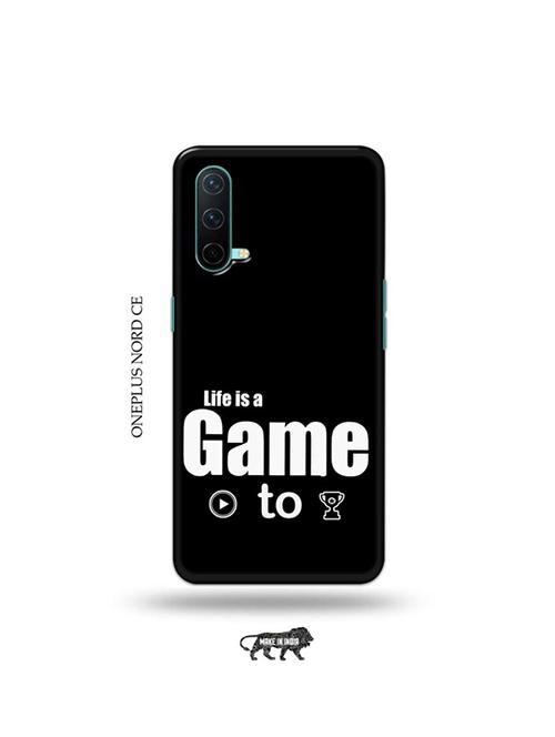 life is a game paly to win back cover compatible with oneplus nord ce - 19038901 - Very Small Image - 1