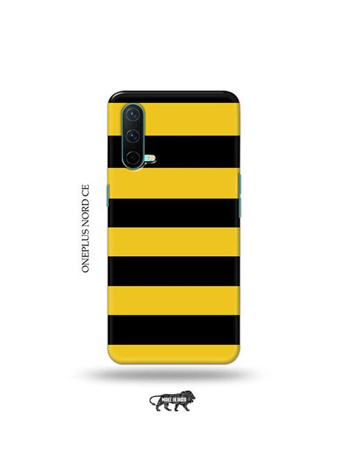 yellow strips back cover compatible with oneplus nord ce - 19039030 - Very Small Image - 1