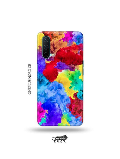 colour holi back cover compatible with oneplus nord ce - 19039061 - Very Small Image - 1