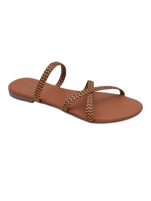 tan flat sandal - 19039466 - Very Small Image - 1