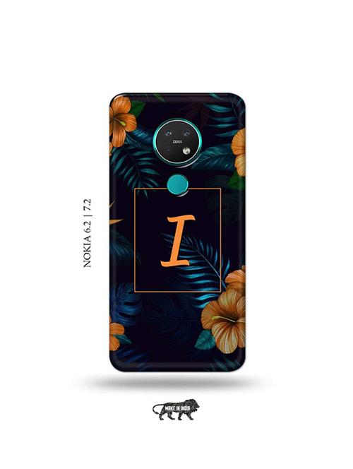 floral i back cover compatible with nokia 6.2, nokia 7.2 - 19043410 - Very Small Image - 1