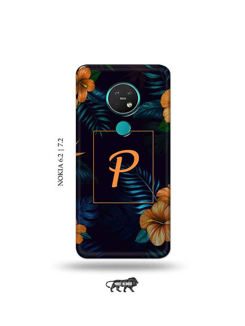floral p back cover compatible with nokia 6.2, nokia 7.2 - 19043417 - Very Small Image - 1