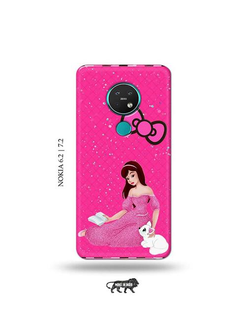 cute girl back cover compatible with nokia 6.2, nokia 7.2 - 19043433 - Very Small Image - 1