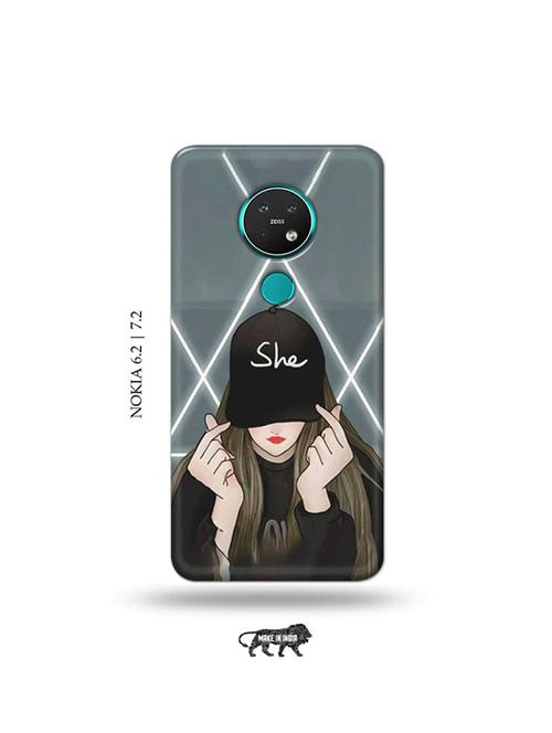 she cap back cover compatible with nokia 6.2, nokia 7.2 - 19043461 - Very Small Image - 1