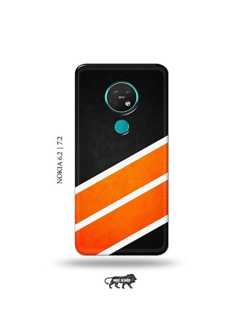 orange strips back cover compatible with nokia 6.2, nokia 7.2 - 19043467 - Very Small Image - 1