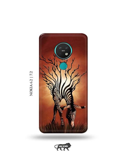 zebra back cover compatible with nokia 6.2, nokia 7.2 - 19043519 - Very Small Image - 1