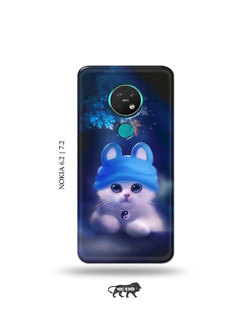 cute cat back cover compatible with nokia 6.2, nokia 7.2 - 19043526 - Very Small Image - 1