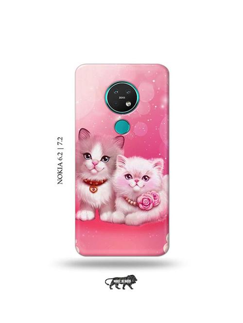 cute kitties back cover compatible with nokia 6.2, nokia 7.2 - 19043531 - Very Small Image - 1