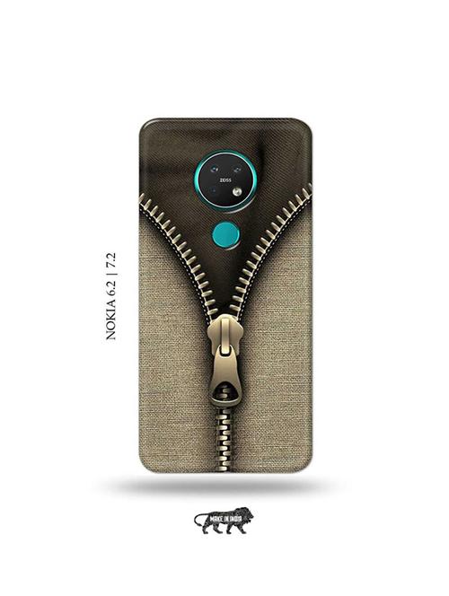 zipper back cover compatible with nokia 6.2, nokia 7.2 - 19043580 - Very Small Image - 1