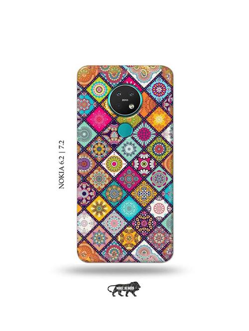 aztec mix back cover compatible with nokia 6.2, nokia 7.2 - 19043597 - Very Small Image - 1