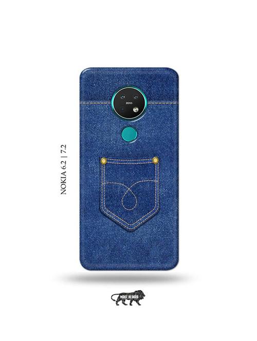 jean back cover compatible with nokia 6.2, nokia 7.2 - 19043681 - Very Small Image - 1