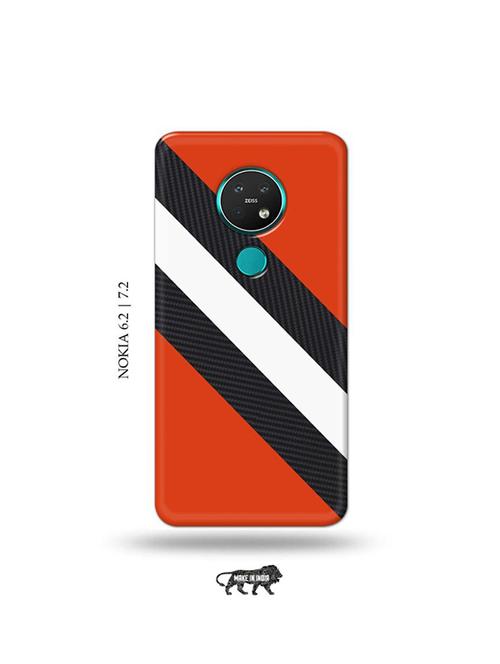 black strips back cover compatible with nokia 6.2, nokia 7.2 - 19043692 - Very Small Image - 1