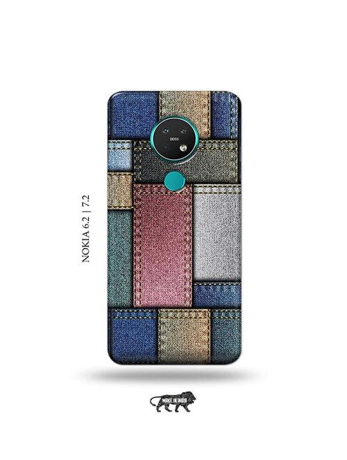 denim back cover compatible with nokia 6.2, nokia 7.2 - 19043739 - Very Small Image - 1