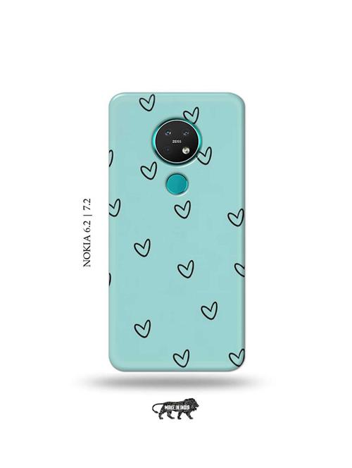 hearts back cover compatible with nokia 6.2, nokia 7.2 - 19043765 - Very Small Image - 1