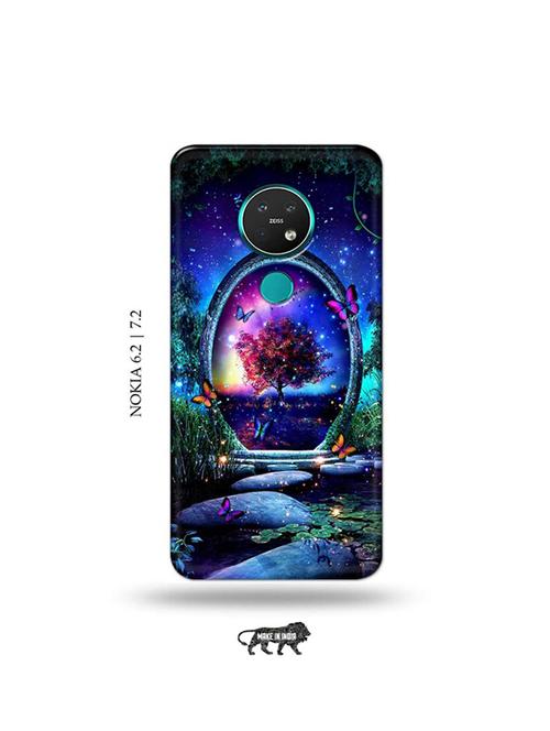 flowers back cover compatible with nokia 6.2, nokia 7.2 - 19043792 - Very Small Image - 1