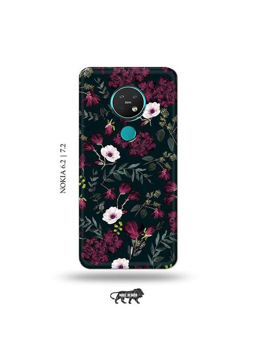 flowers back cover compatible with nokia 6.2, nokia 7.2 - 19043803 - Very Small Image - 1