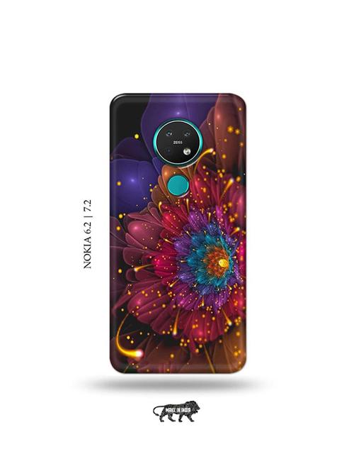 flowers back cover compatible with nokia 6.2, nokia 7.2 - 19043811 - Very Small Image - 1