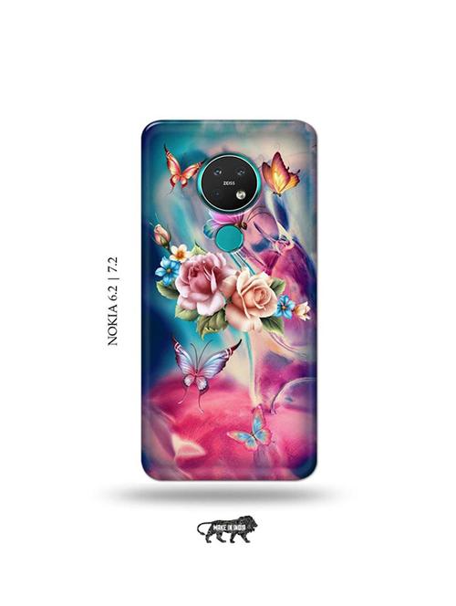 flowers back cover compatible with nokia 6.2, nokia 7.2 - 19043812 - Very Small Image - 1