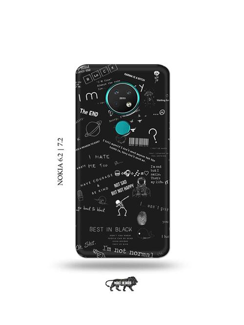 nerdy sorry back cover compatible with nokia 6.2, nokia 7.2 - 19043828 - Very Small Image - 1