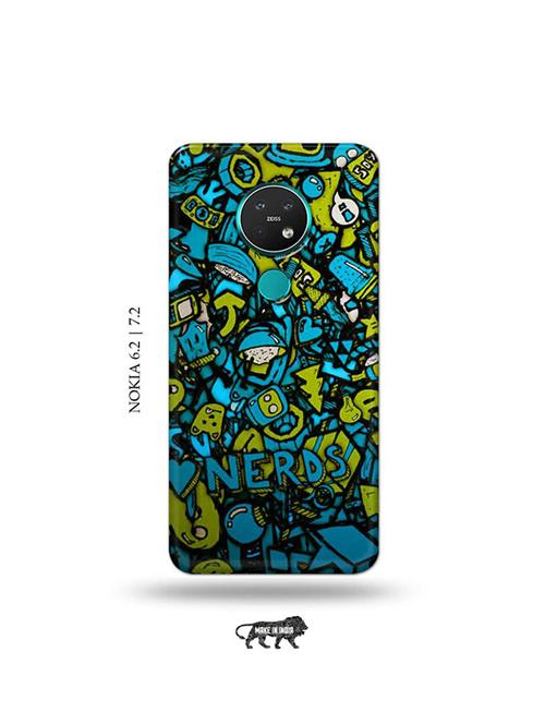 nerds back cover compatible with nokia 6.2, nokia 7.2 - 19043833 - Very Small Image - 1