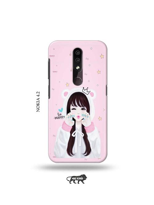 girlie back cover compatible with nokia 4.2 - 19044468 - Very Small Image - 1