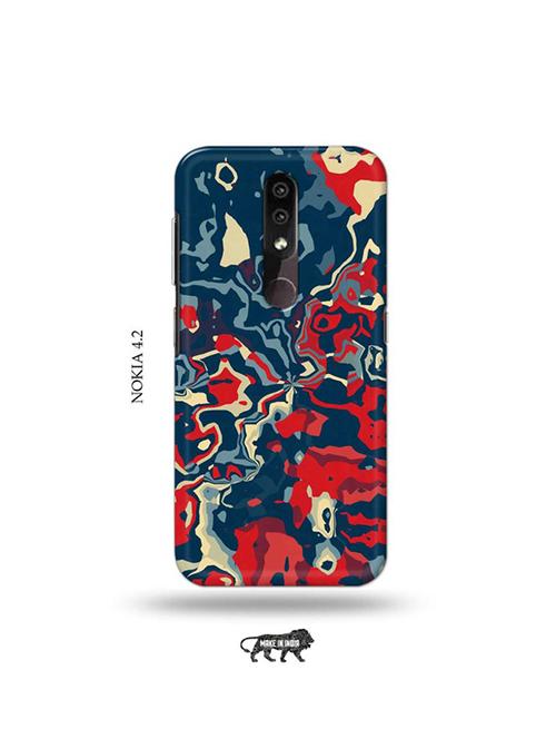 abstract red back cover compatible with nokia 4.2 - 19044537 - Very Small Image - 1