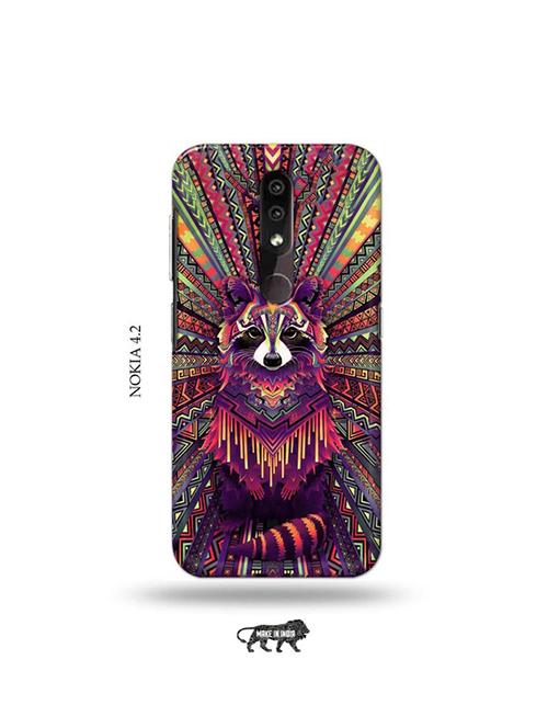 kalankari fox back cover compatible with nokia 4.2 - 19044576 - Very Small Image - 1
