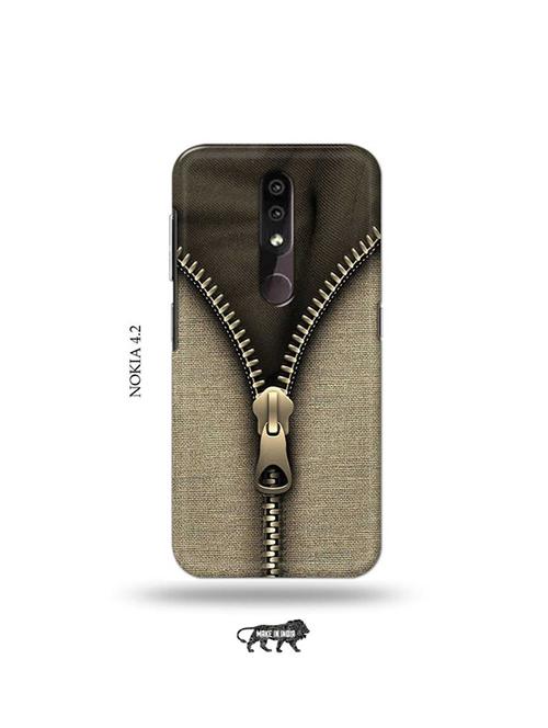 zipper back cover compatible with nokia 4.2 - 19044618 - Very Small Image - 1