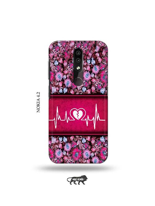 heart ecg back cover compatible with nokia 4.2 - 19044623 - Very Small Image - 1