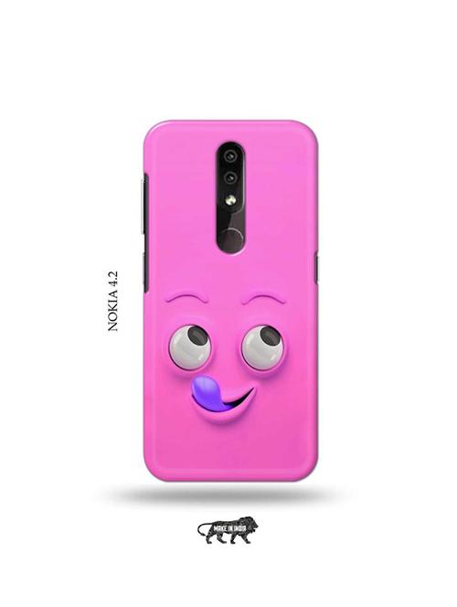 yummy face pink back cover compatible with nokia 4.2 - 19044689 - Very Small Image - 1