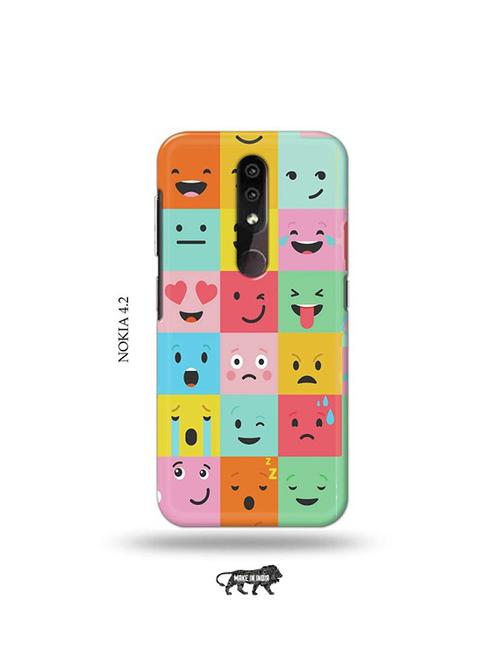 emojies back cover compatible with nokia 4.2 - 19044720 - Very Small Image - 1
