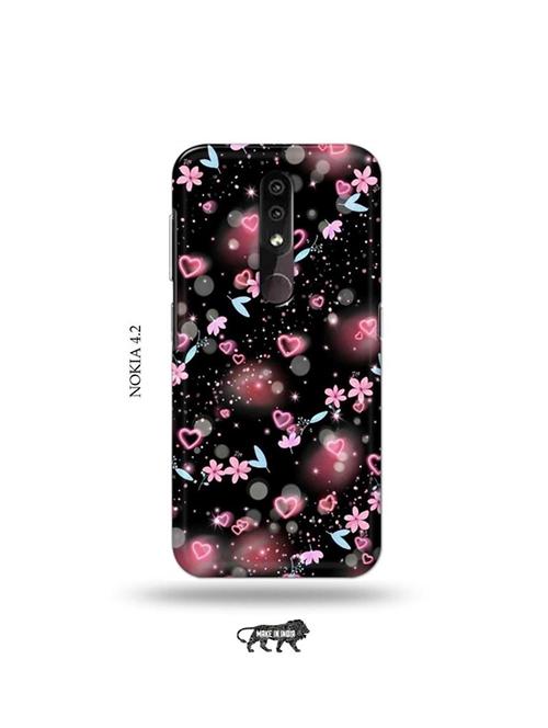 flower and hearts back cover compatible with nokia 4.2 - 19044805 - Very Small Image - 1