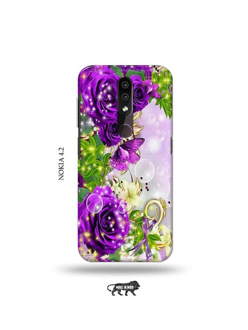 flowers back cover compatible with nokia 4.2 - 19044819 - Very Small Image - 1