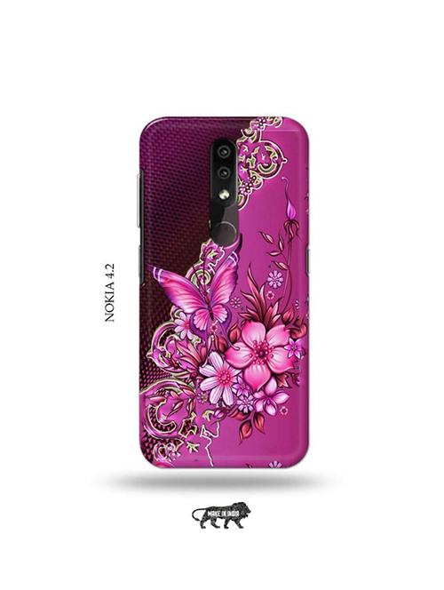 flowers back cover compatible with nokia 4.2 - 19044822 - Very Small Image - 1