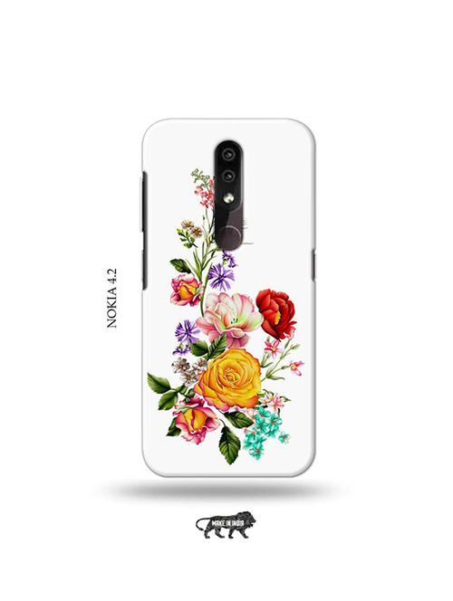 flowers back cover compatible with nokia 4.2 - 19044837 - Very Small Image - 1