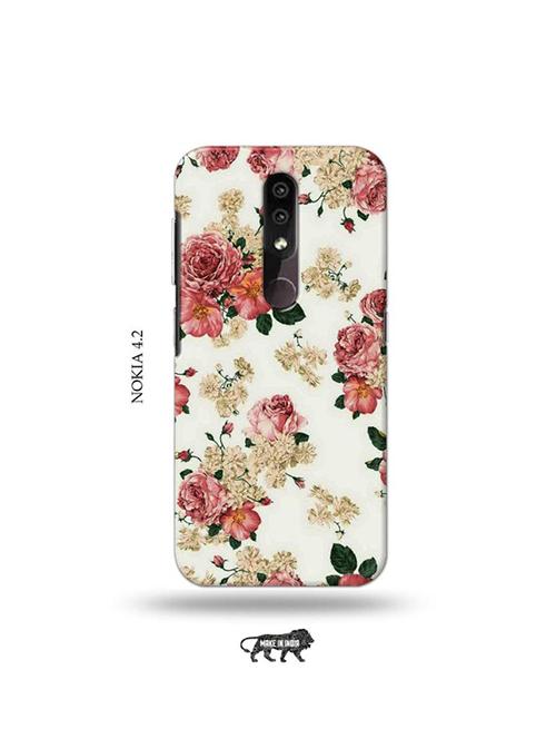flowers back cover compatible with nokia 4.2 - 19044844 - Very Small Image - 1
