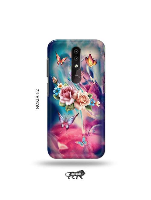 flowers back cover compatible with nokia 4.2 - 19044850 - Very Small Image - 1