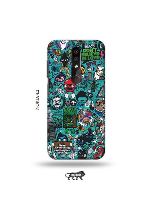 zombies dope back cover compatible with nokia 4.2 - 19044856 - Very Small Image - 1